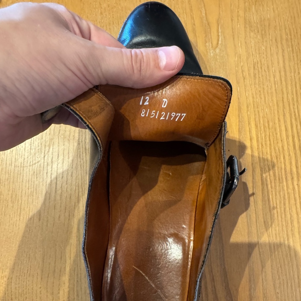 Polo Ralph Lauren Monk Strap Dress Shoes Men’s 12 Bench-made - Picture 6 of 8